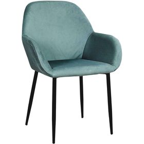 Conjunto De 2 Poltronas Estofadas Azul Giulia