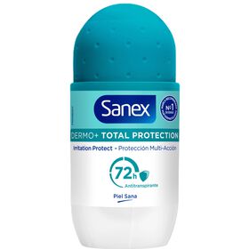 Desodorizante Roll On Dermo+ Total Protection 48H Sanex 50 ml
