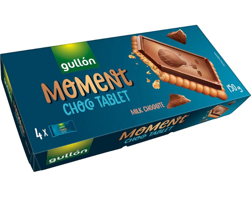 Bolacha Gullon Moment Chocolate Leite 150 g
