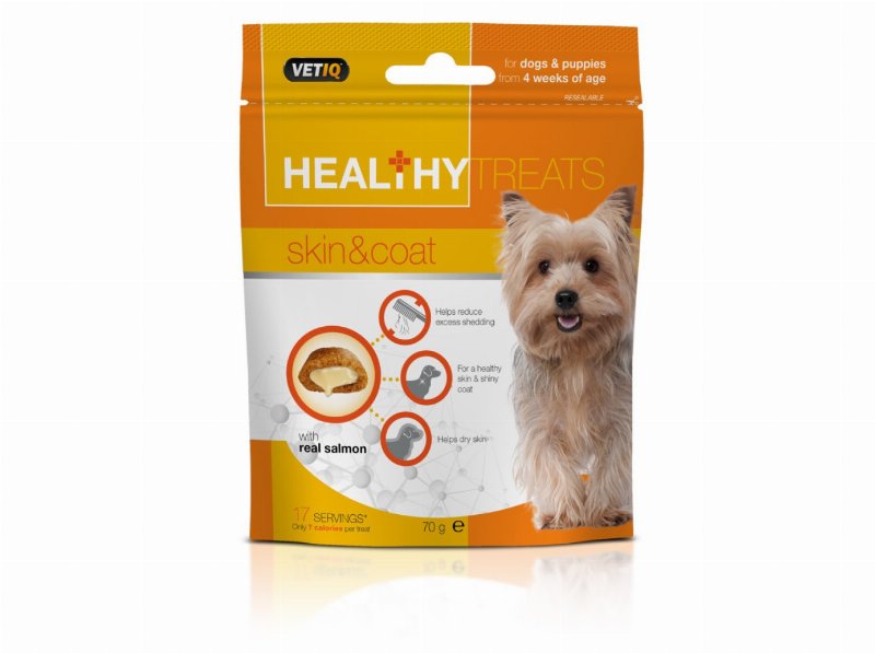 Snack Para Cão Vetiq Pele E Pelo 70 g