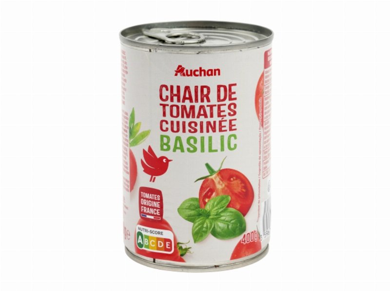 Preparado De Tomate Cozinhado Com Manjericão