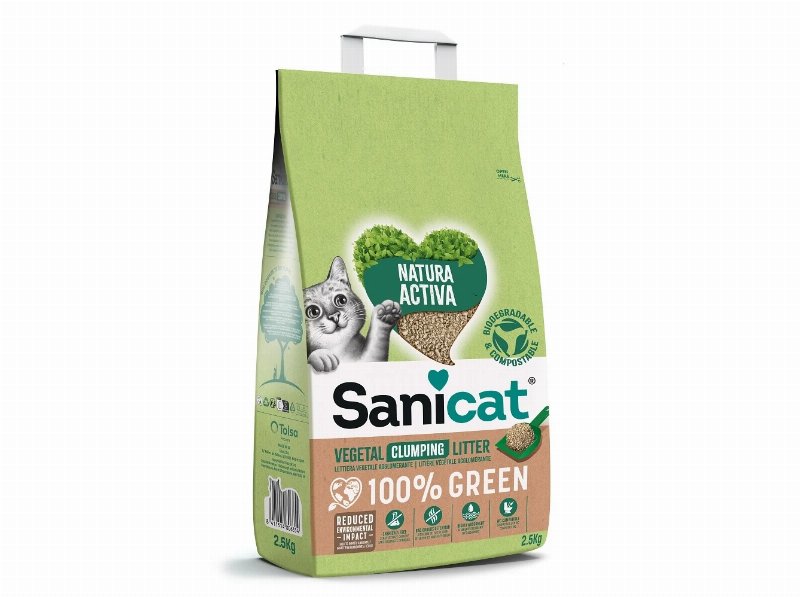 Absorvente Vegetal Sanicat Natura Activa 2.5 kg