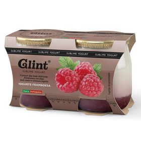 Iogurte Cremoso Pedaços Framboesa Glint 250 gr (2 Un)