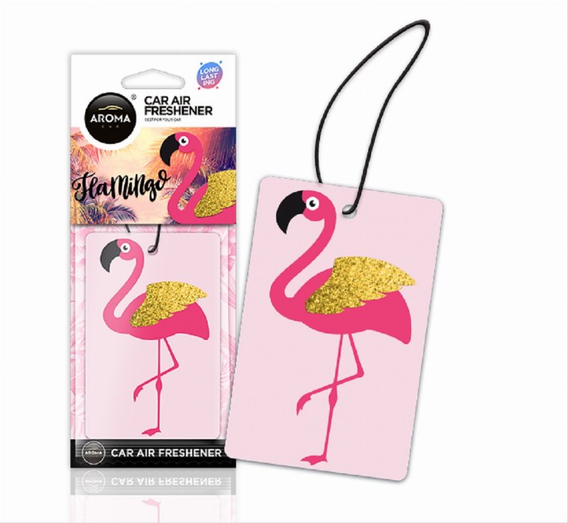 Ambientadores Auto Aroma Car Flamingo