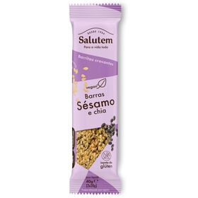 Barra De Sésamo E Chia Sem Glúten Salutem 40 gr