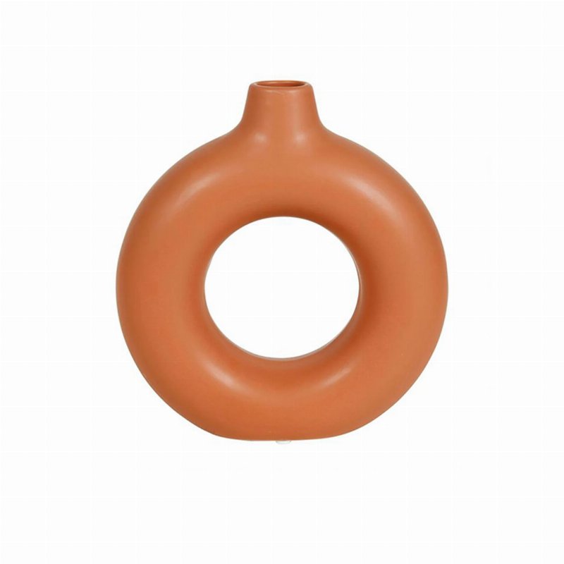 Hkh Vaso Cerâmica "Circle" Terracota