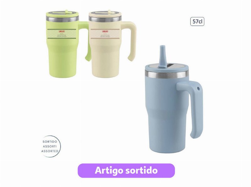 Caneca Térmica Anilar Inox 57 cl Cores Sortidas