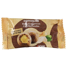 Bolas Energéticas Caju Recheadas Continente 34 gr (2 Un)