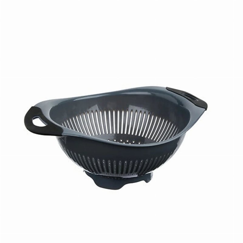Hkh Escorredor Plástico Cinza Com Asas 2.5 l