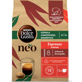 Cápsulas De Café Espresso Intenso Int 8 Nescafé Dolce Gusto Neo 12 Un