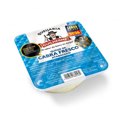 Queijo Fresco De Cabra Atabafado Queijaria Guilherme 0.12Kg