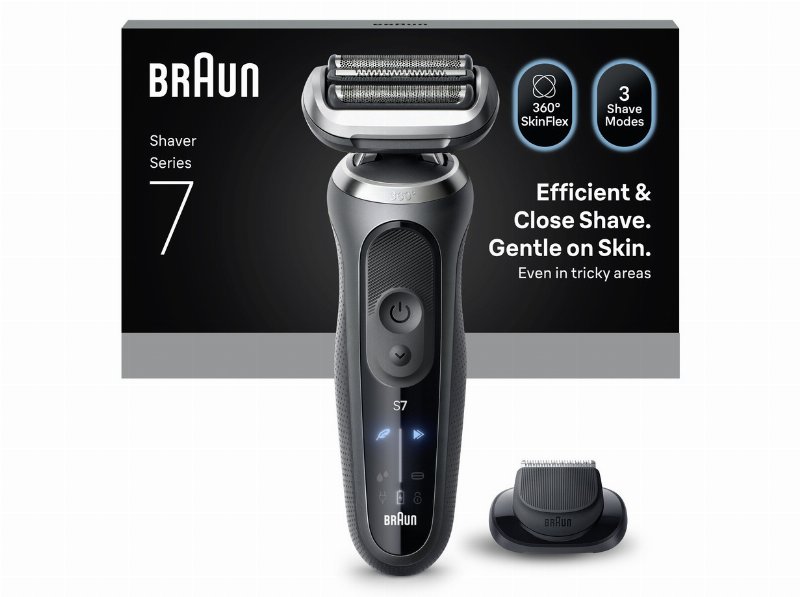 Máquina De Barbear Braun Series 7 72-G1200S Cinzenta
