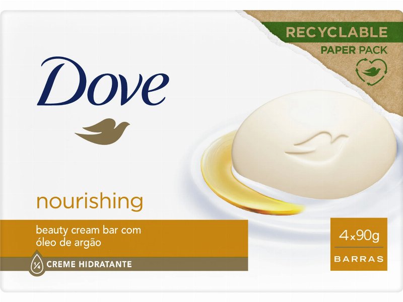 Sabonete Sólido Dove Argan Oil 4X90 gr