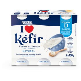 Iogurte Kefir Natural Nestlé 600 gr (6 Un)