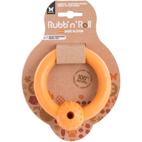 Brinquedo Para Cão Rubb'n'roll Argola Laranja 1 unidade