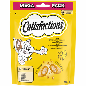 Snack Para Gato Maxipack Queijo Catisfactions 180 g
