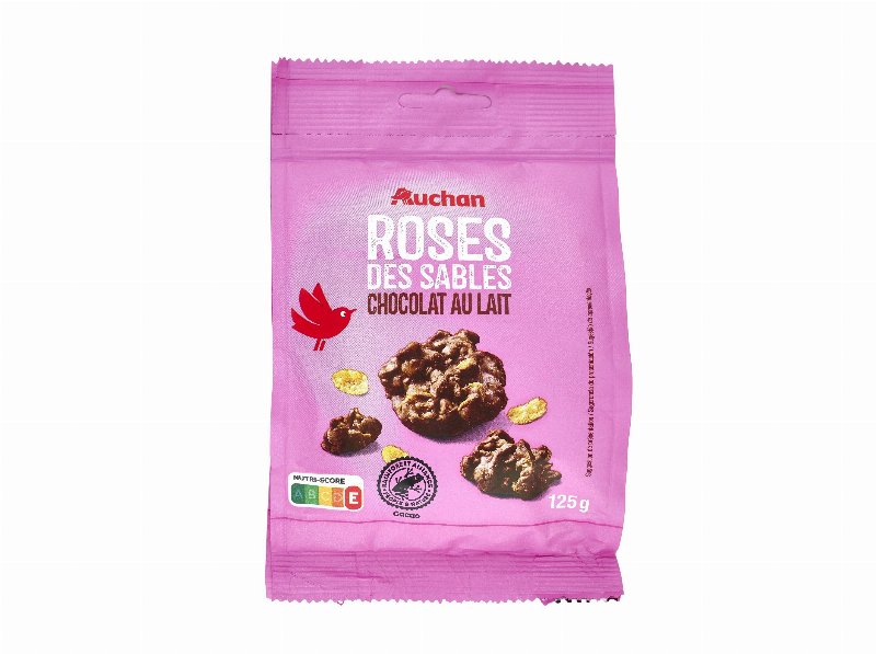 Snack Flocos De Milho Auchan Chocolate De Leite 125 g