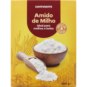 Farinha Amido De Milho Sem Glúten Continente 400 gr