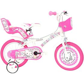 Bicicleta De Criança Com Cesto 16'' 5-7 Anos Hello Kitty