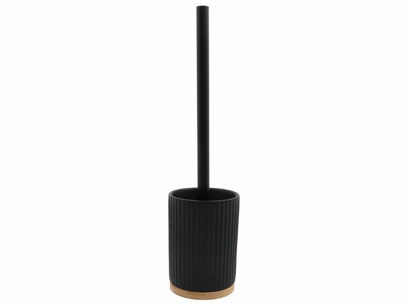 Piaçaba Com Suporte Actuel Grés/Bamboo Preto