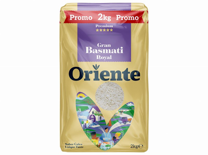 Arroz Oriente Gran Basmati Royal 2 kg