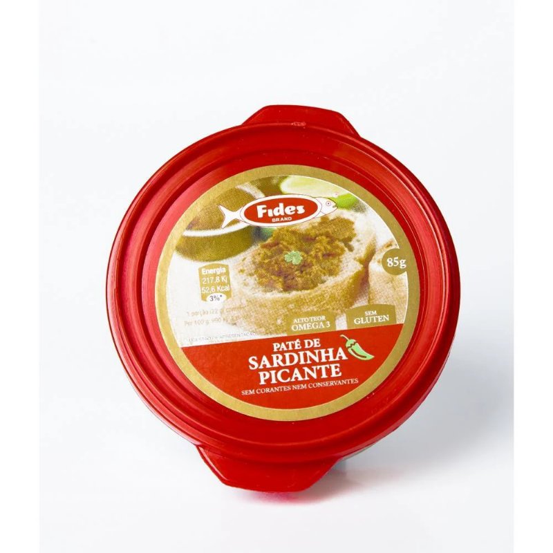 Paté De Sardinha Em Picante Fides 85 g