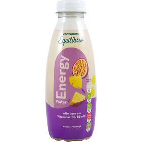 Água Vitaminada Sem Gás Energy Ananás E Maracujá Continente Equilíbrio 500 ml