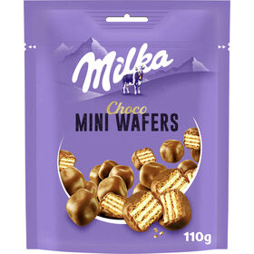 Bolachas Mini Wafers Milka 110 gr