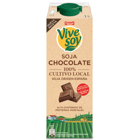 Bebida Vegetal De Soja Chocolate Vive Soy 1 Lt