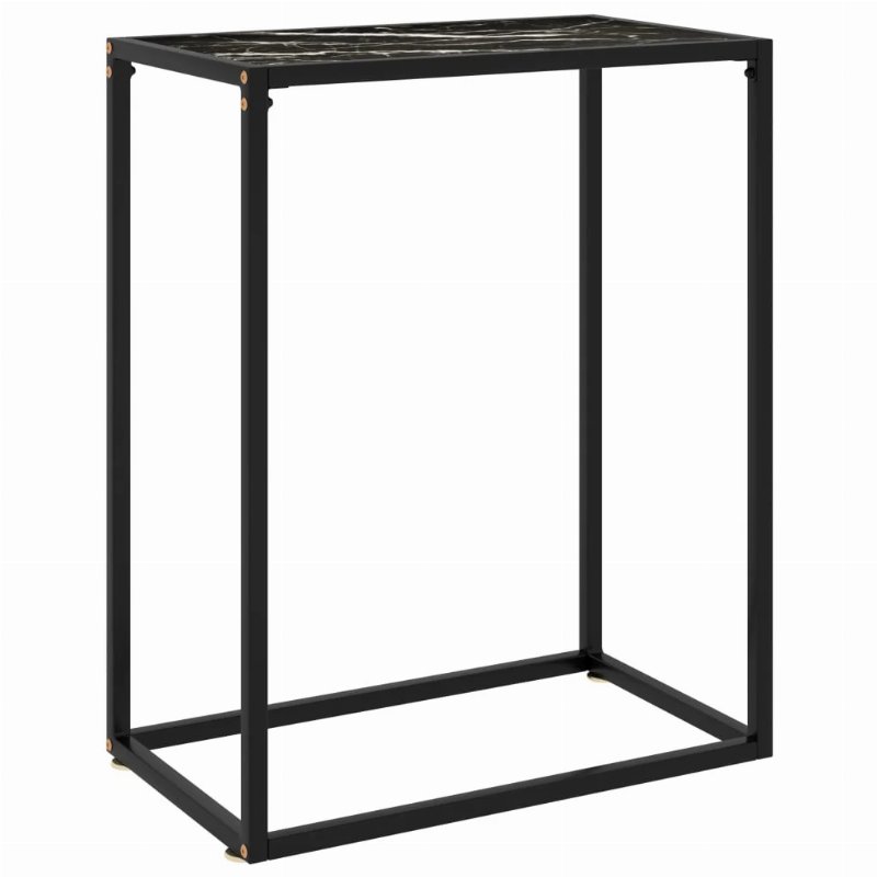 Hkh Mesa De Apoio Vidro Temperado - Preto