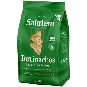 Tortinachos Grão E Orégãos Salutem 60 gr