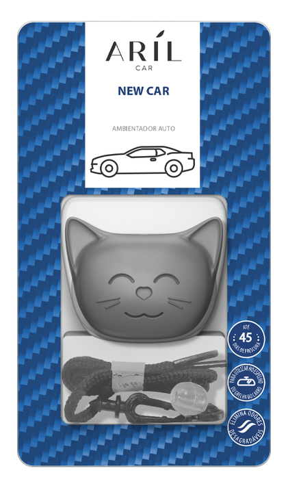 Ambientador Para Carro Gato, New Car Fancy Brands 1Un