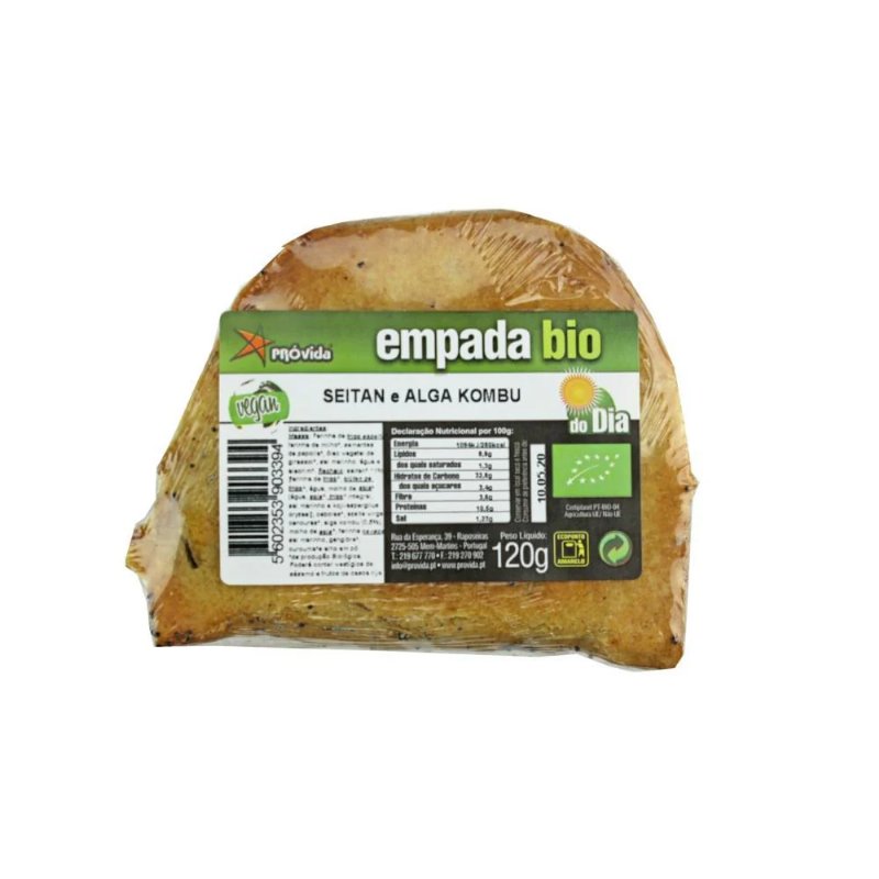 Empada Seitan Com Alga Kombu Bio Próvida 100 g