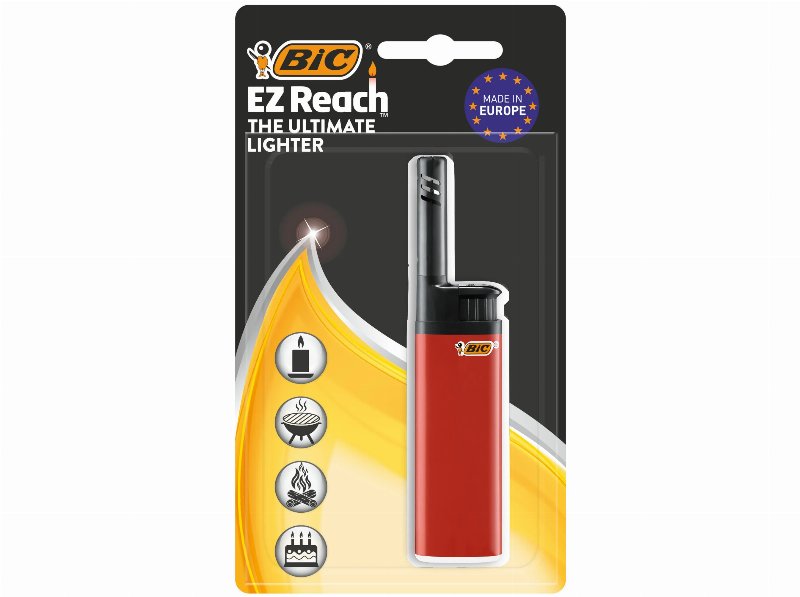 Isqueiro Bic Ez Reach 1 Unidade Cores Sortidas