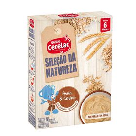 Papa Infantil Láctea Aveia E Centeio Seleção Da Natureza +6M Cerelac 240 gr