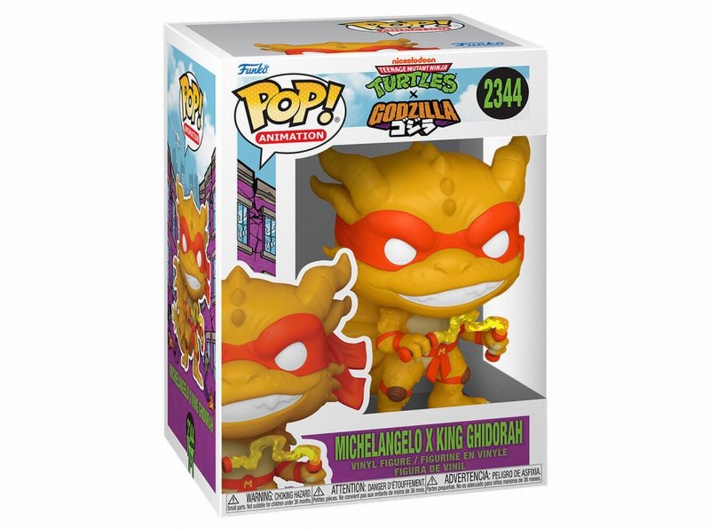 Figura Pop! Funko Animation: Gdztmnt - Michelangelo X Ghidorah