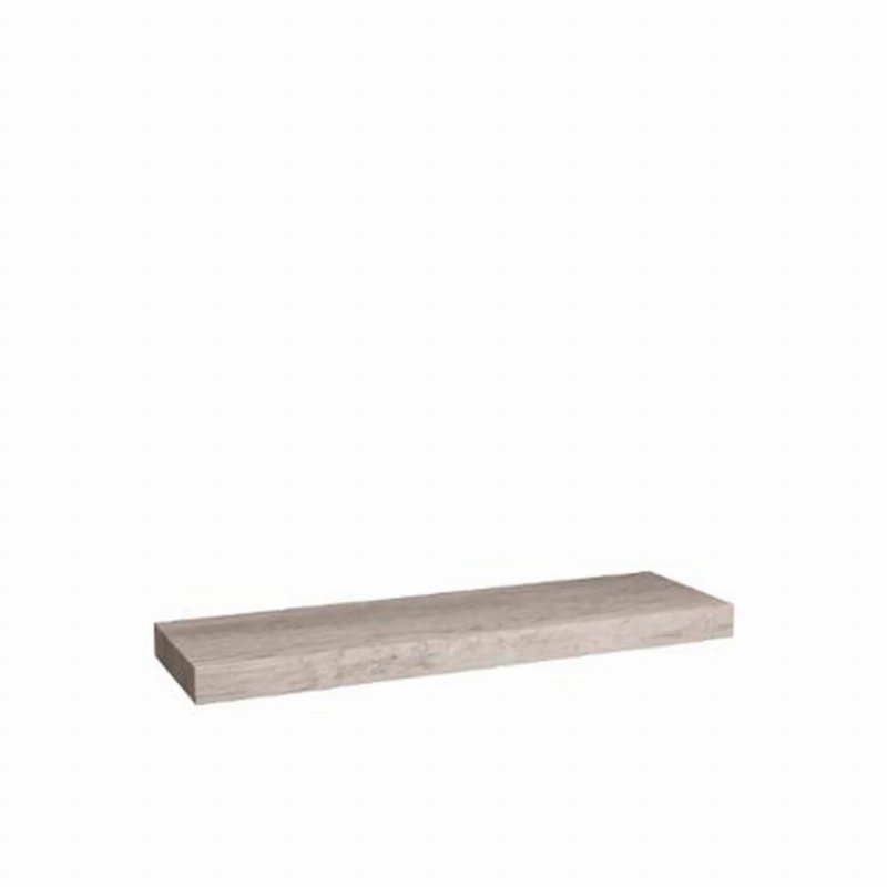 Prateleira De Parede Cinza 60 X 23,5 X 3,8 Cm
