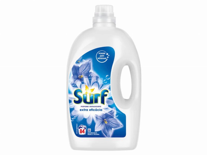 Detergente Roupa Máquina Líquido Surf Extra Eficácia 84D