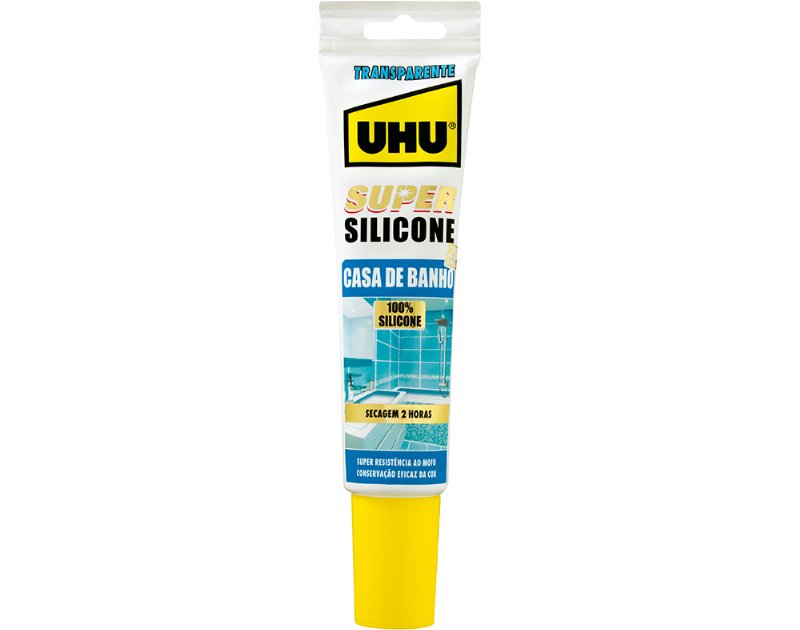 Super Silicone Uhu Casa Banho Transparente 150 ml