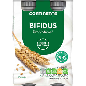 Iogurte Líquido Bifidus Cereais Continente 640 gr (4 Un)
