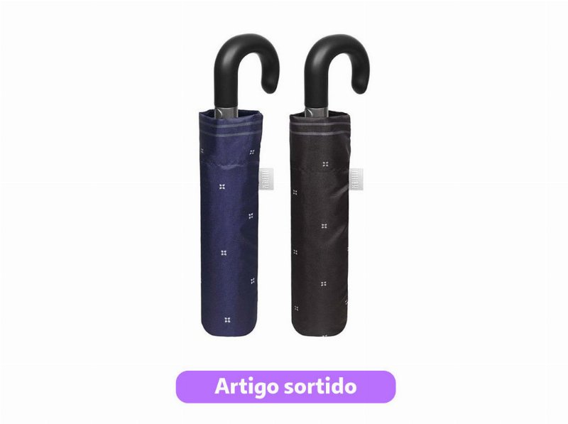 Guarda-Chuva Homem Curto Perletti Cores Sortidas