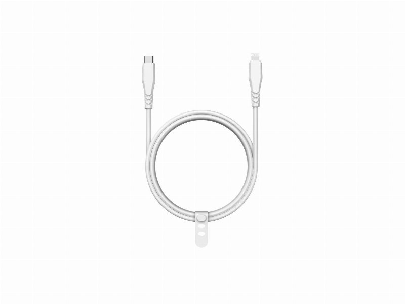 Cabo Usbc To 8Pin Qilive 600183173 Branco 1.2M 3A Mfi