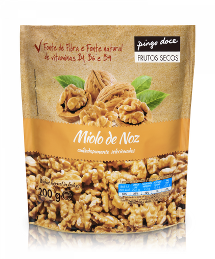 Miolo De Noz Metades Pingo Doce 0.2Kg