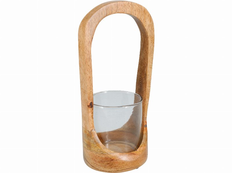 Suporte Vela Koopman Madeira 11X25 Cm