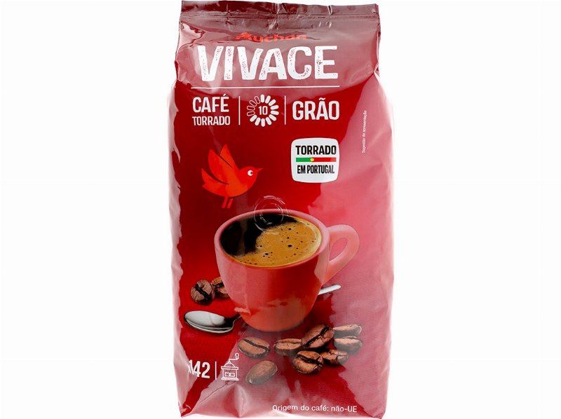 Café Auchan Torrado Grão Vivace 1 kg