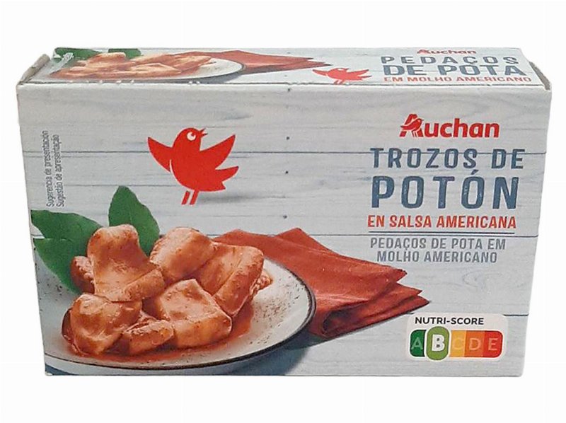 Pota Pedaços Auchan Em Molho Americano 115 (72) G