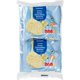Tortitas De Arroz Chocolate Branco E Iogurte Continente 125 gr