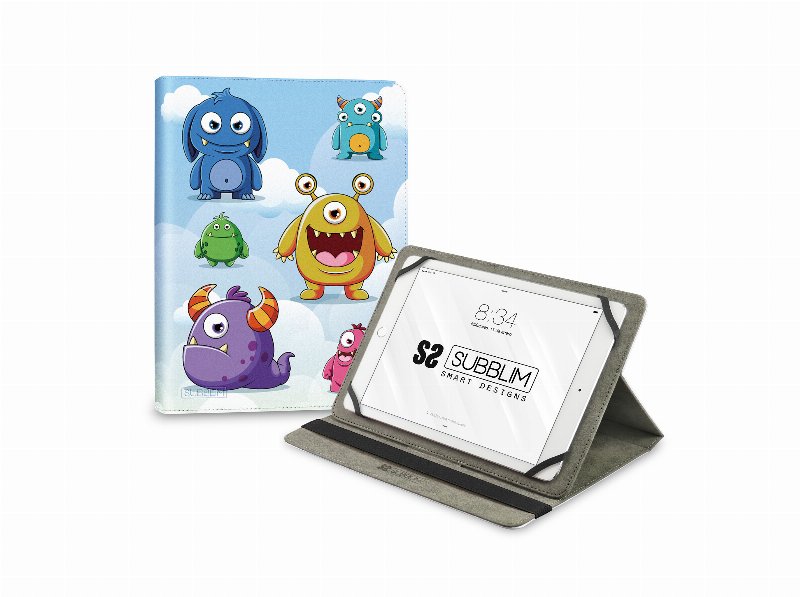 Capa Universal Tablet Subblim Até 11" Monsters