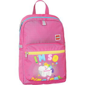 Mochila Rosa Unicórnio Lego