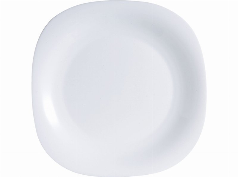Prato Raso Carine Luminarc Branco Vidro Ø26Cm